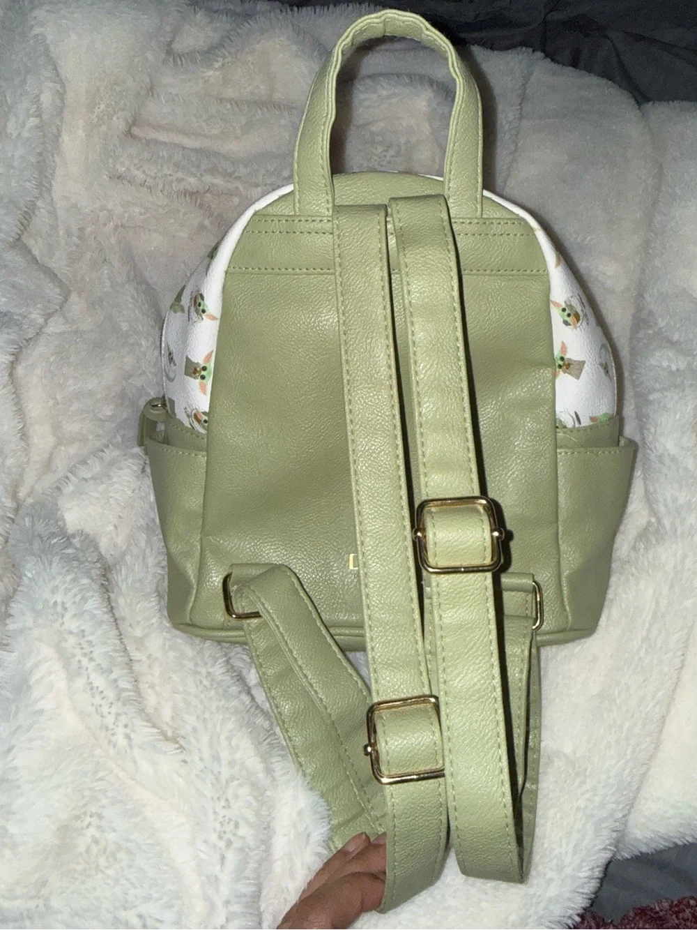 SET Star Wars Green & White Mini Backpack with Matching Wallet